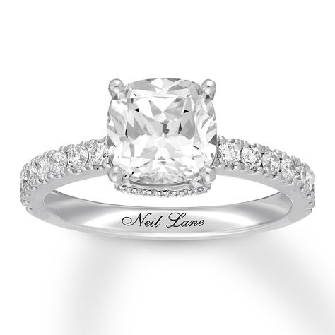 Best Wedding Rings, Neil Lane Engagement Rings, Engagement Rings Ideas, Big Engagement Rings, Cushion Cut Diamond Engagement Ring, Gorgeous Wedding Rings, Rings Inspiration, Fine Engagement Rings, Neil Lane