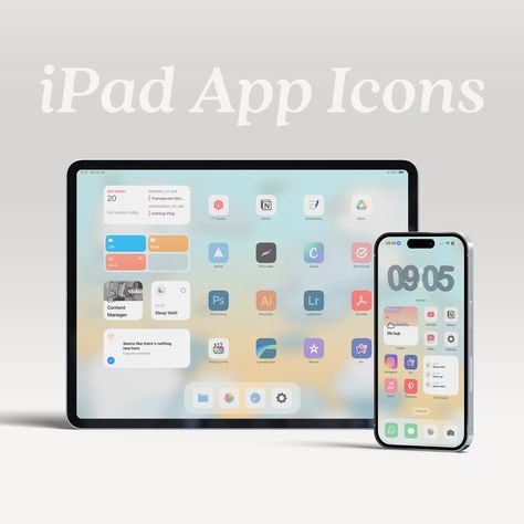 Minimal iPad App Icons Icons For Ipad, Ipad App Icons, Icon Photos, Ipad Ios, Ipad 3, Wallpapers Widgets, Ipad App, Ipad Wallpapers, Ipad Apps