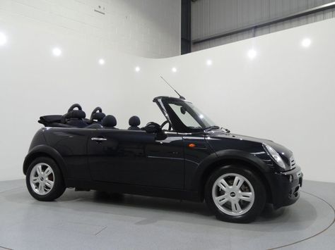 Black Mini Convertible, Black Mini Cooper Convertible, Black Mini Cooper, Mini Cooper Interior, Convertible Cars, Mini Cooper Convertible, Mini Copper, Mini Convertible, Vanilla Girl