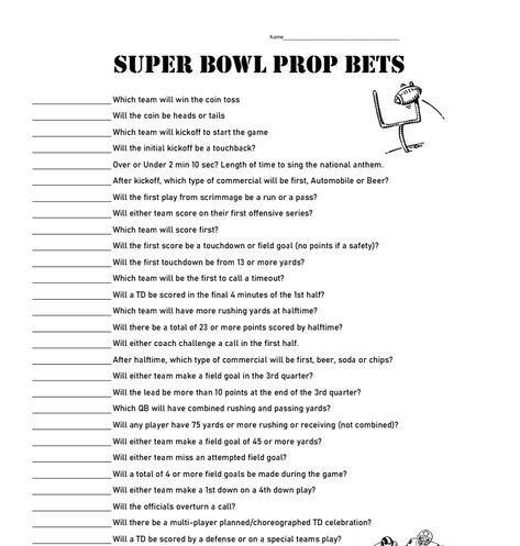 To keep things interesting, make some bets  and winner gets winning and bragging rights. Super Bowl Bets For Kids, Super Bowl Party Ideas Decorations Diy, Super Bowl Bets, Super Bowl Prop Bets 2024, Super Bowl Betting Games, Superbowl Betting Games, Super Bowl Prop Bets, Super Bowl Props, Super Bowl Party Games