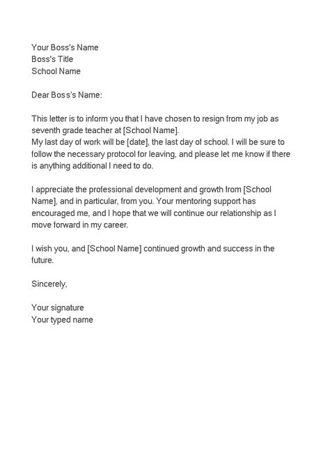 Formal Resignation Letter For Teacher - How to write a Formal Resignation Letter for Teacher? Download this Formal Resignation Letter for Teacher template now! Resignation Letter For Teacher, Teacher Resignation Letter To Principal, Resignation Letter Sample Heartfelt, Resignation Letter Quitting Job Teacher, Simple Application Letter, Letter For Teacher, Formal Resignation Letter Sample, Request Letter Sample For School, Application Letter For Teacher