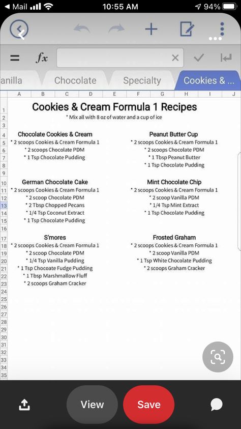 Herbalife Cookies And Cream Recipes, Herbalife Shake Recipes Cookies And Cream, Herbalife Cookies, Herbalife Cookies And Cream, Mint Chocolate Recipes, Herbal Life Shakes, Herbalife Shakes, Herbalife Shake Recipes, Mint Extract