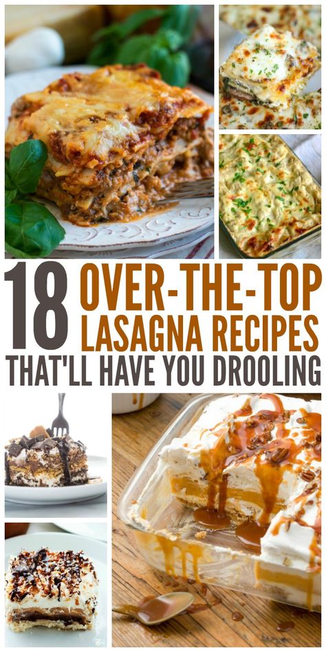 We've found 18 over-the-top, amazingly delicious lasagna recipes that you won't be able to get enough of. Sweet Potato Soup Vegan, Delicious Lasagna, Spicy Fried Chicken, Lasagna Recipes, Cooking Challenge, Baked Strawberries, Dark Chocolate Cakes, Pasta Dinners, Vegan Sweet Potato