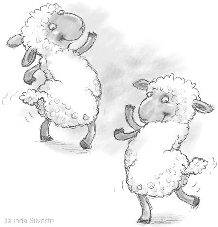 "Be there in two shakes of a lamb's tail"...I always wondered what Mama meant by that when I was little...nobody raised sheep anywhere near us so who knew what a lamb's tail looked like...surely not like our mules'. Lamb Sketch, Lamb Character, Cartoon Lamb, Sheep Drawing, Sheep Face, Sheep Illustration, Sheep Art, Cute Goats, Oita