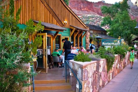 Springdale Utah, Zion Park, Utah Vacation, Zion Canyon, Utah Road Trip, Zion National Park Utah, Park Restaurant, Dog Cafe, Utah Travel