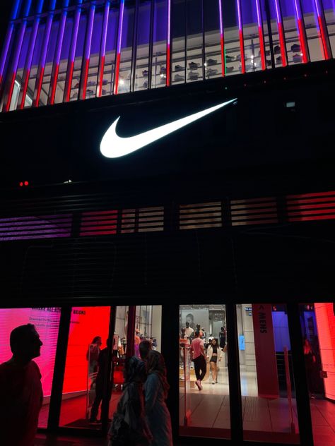 Nike store Nike Store Aesthetic, Adidas Store Design, Adidas Store, Store Design Boutique, Aesthetic Stores, Random Aesthetic, 2024 Vision, Nike Store, Boutique Design