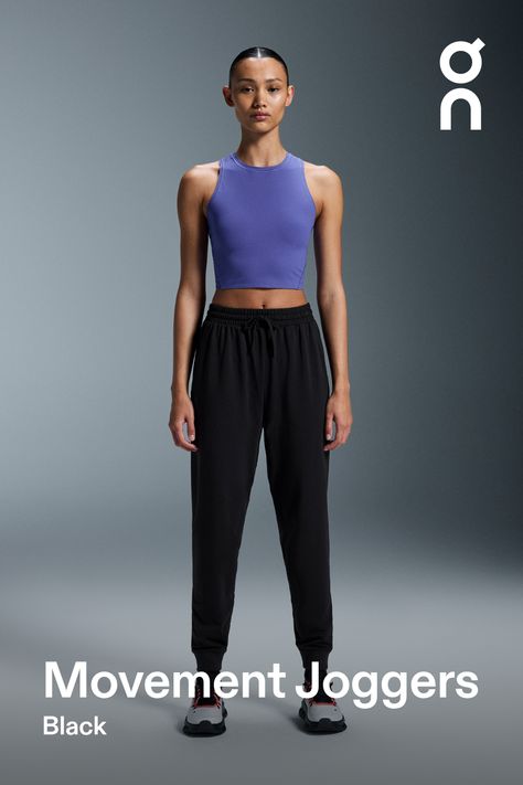 Versatile and easy-going, these comfortable joggers are made for high performance during low-impact workouts | On Women's Movement Joggers Pant in Black, Size: Medium. Travel, low-intensity activities, all-day wear Workout. Performance Running Womens Movement, Joggers Black, Training Pants, Low Impact Workout, Easy Going, Athletic Pants, Sport Pants, Jogger Pants, High Performance