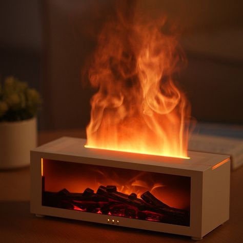 Colorful 3D Flame Aromatherapy Machine Flame Lamp, Fog Machine Aesthetic, Electric Fireplace Flame Color, Electric Flame Effect Fire, Flame Aroma Diffuser, Reduce Energy Bill, Mist Diffuser, Instagram Branding Design, Respiratory Health