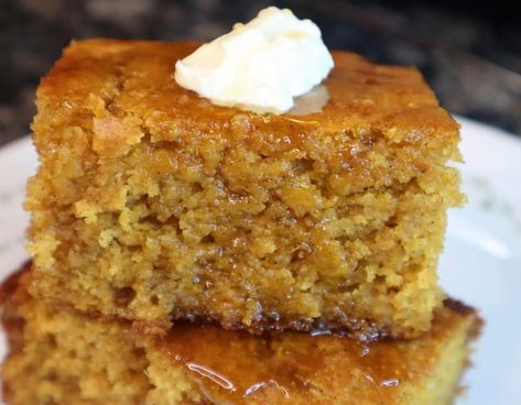 Sweet Potato Cornbread Cabbage Recipes Southern, Sweet Potato Cornbread, Cornbread Recipe Sweet, Delicious Muffins, Honey Cornbread, Candied Sweet Potatoes, Yummy Sweet Potatoes, Sweet Cornbread, Cornbread Recipe