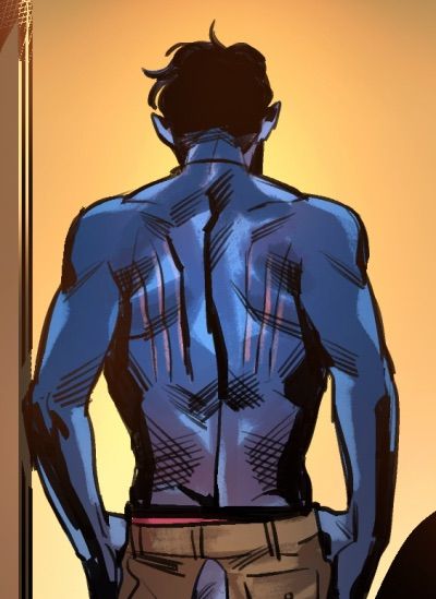 Kurt X Logan, Kurt Wagner Icon, Nightcrawler And Wolverine, Wolverine X Nightcrawler, Xmen Outfits, Wolverine Comic Icons, Logan X Kurt, Wolverine Outfit, Wolverine Nightcrawler