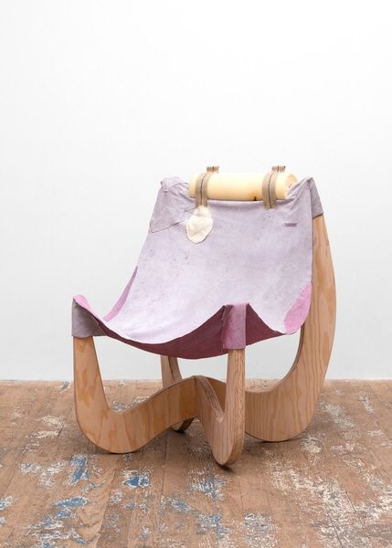 Jessi Reaves, Loft Apartment Designs, Textile Exhibition, Reused Furniture, Candy Rain, Shop Architects, Leather Butterfly, Sculptural Chair, Art Studio Room