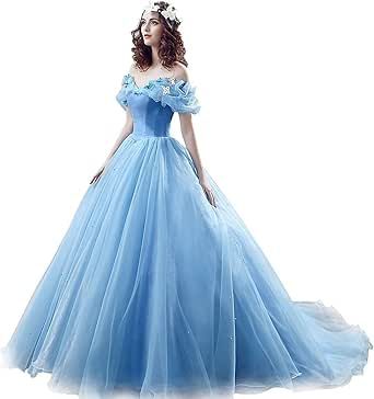 Cinderella Quinceanera, Cinderella Cosplay, Blue Ball Gowns, Long Prom Gowns, Princess Costume, Gown Prom, Vestidos Prom, Ball Gowns Prom, Prom Dresses Ball Gown