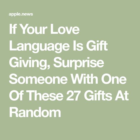 If Your Love Language Is Gift Giving, Surprise Someone With One Of These 27 Gifts At Random Gift Giving Love Language, Love Language Gifts, Stuffed Waffle Maker, Stuffed Waffle, Avocado Plant, Fizzy Drink, Love Language, Waffle Maker, Apple News