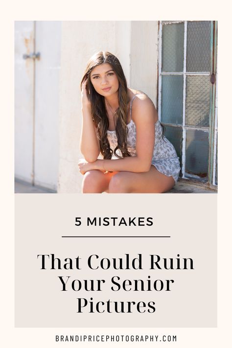 No one wants to RUIN their senior pictures on purpose, so take a look at these 5 common mistakes that seniors make! Senior Photos Inside, Diy Senior Pictures, Senior Photography Poses, Senior Photographers, Senior Photography, Guys And Girls, Senior Photos, Senior Pictures, Blog Photography