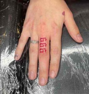 999 Finger Tattoo, Angel Numbers Hand Tattoo, Angel Numbers 999 Tattoo, 999 Tatoos, 999 Angel Number Tattoo Ideas, Tattoo Ideas 999, 999 Neck Tattoo, 999 Hand Tattoo, Juicewrld Tattoo Ideas