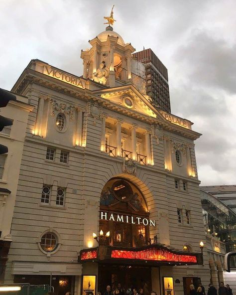 Hamilton West End on Instagram: “A replica of the original golden statue of Anna Pavlova recreated by Harry Franchetti was installed on the Victoria Palace Theatre's cupola…” Hamilton West End, Victoria Palace Theatre, Golden Statue, Theatre Diy, Personal Investigation, Anna Pavlova, London Baby, Jan 20, 2024 Vision