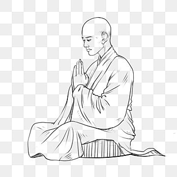 Monk Drawing, Fig Drawing, Sketch Background, Drawing Png, Remove Background From Image, Figure Sketching, Buddhist Monk, Easy Drawings Sketches, Stick Figures