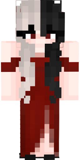 dress red | Nova Skin Minecraft Dress Skin, Minecraft Skins Dress, Minecraft Skins Red, Skins Fire, Minecraft Skins Female, Mc Skin, Minecraft Skins Aesthetic, Black And White Hair, Minecraft Fanart