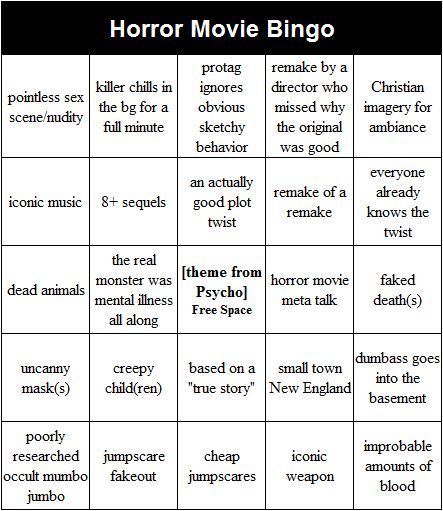 Movie Night Bingo, Horror Movie Games, Halloween Movie Bingo, Scary Movie Drinking Games, Horror Movie Drinking Game, Horror Movie Bingo, Horror Movie Challenge, Horror Filmmaking, Monster Bingo