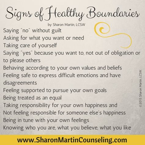 What are Healthy Boundaries? - Sharon Martin, LCSW Counseling San Jose and Campbell, CA Sharon Martin, Boundaries Quotes, Cheating Husband, Healthy Boundaries, Relationship Help, Clever Ideas, Mental And Emotional Health, Know Who You Are, Emotional Health