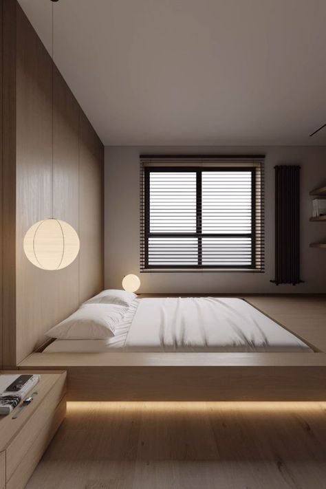 Transform your bedroom with these Minimalist Bedroom ideas. Learn how to create a calm, organized, and stylish space effortlessly Japandi Minimalist Bedroom, Loft Style Interior, Minimalist Bedroom Ideas, Art Interior Design, Minimalist Bedroom Design, Hotel Room Design, Layout Architecture, Clean Aesthetic, Art Interior