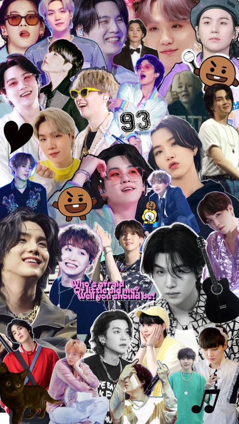 Yoongi collage Yoongi Collage, Bts Wallpaper, Min Yoongi, Bts, Collage