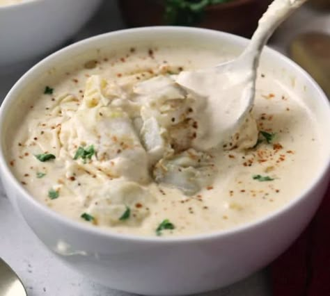 Easy Stovetop Cream of Crab Soup in 35 Minutes Keto Cream Of Crab Soup, Easy Cream Of Crab Soup, Cajun Crab Soup, Cream Of Crab Soup Recipe Maryland, Cream Of Shrimp Recipes, Soups With Shrimp, Crab Bisque Recipe Easy, Crab Soup Recipes Easy, Cream Of Crab Soup Maryland