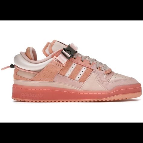 Bad Bunny Adidas Forum Low Pink (New Without Box) Adidas Forum Low Bad Bunny, Couleur Rose Pastel, Grey Man, Adidas Forum Low, Nike X Travis Scott, Ugg Ultra Mini, Bunny Pink, Forum Low, Low Air Jordan 1