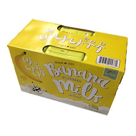 Banana Milk Illustration, Banana Packaging Design, Korean Banana Milk Aesthetic, Banana Milk Sticker, Banana Flavored Milk, Banana Milk, Flavored Milk, Banana Flavored, Drink Milk