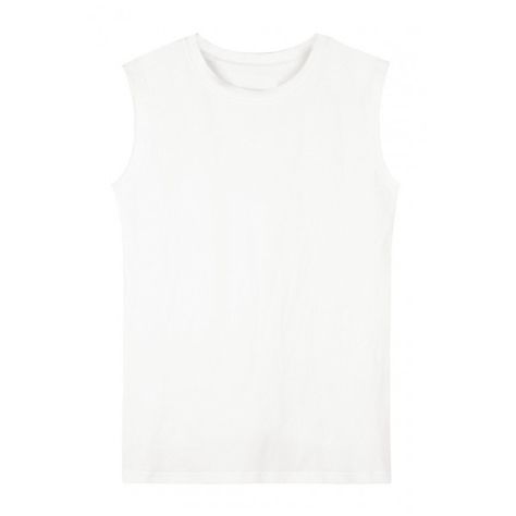 Round Neck Sleeveless Plain Cotton Muscle Tee (395 PHP) ❤ liked on Polyvore featuring tops, white top, cotton tank top, white tank, cotton tank and white sleeveless tank top White Muscle Tee, White Singlet, Space Story, White Sleeveless Top, Loose Tank Tops, Muscle T Shirts, Muscle Tee, Sleeveless Tops, Cotton Tank Top