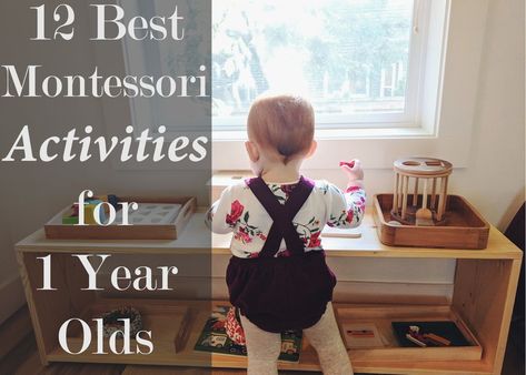 Montessori Activities For 1 Year, Activities For One Year Olds, Montessori Parenting, Montessori Lessons, Montessori Playroom, Montessori Diy, Montessori Toddler Activities, Montessori Ideas, Tot School