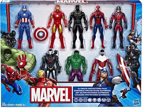 "Marvel Avengers Action Figures - Iron Man, Hulk, Black Panther, Captain America, Spider Man, Ant Man, War Machine & Falcon! (8 Action Figures) Buy now at https://www.amazon.com/Marvel-Avengers-Action-Figures-Panther/dp/B07TP9HR35/ref=sr_1_7?crid=1D1WS1P2KB1QE&dchild=1&keywords=marvel+big+figures&qid=1635851773&sprefix=marvel+bifigures%2Caps%2C585&sr=8-7&tag=kennyb09-20 #Marvel #Avengers #Action #Figures #- #Iron #Man, #Hulk, #Black #Panther, #Captain #America, #Spider # Falcon Marvel, Marvel Avengers Assemble, Marvel Infinity, Marvel Figure, Avengers Birthday, Marvel Action Figures, Hulk Smash, Black Panthers, Marvel Toys