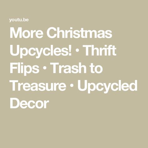 More Christmas Upcycles! • Thrift Flips • Trash to Treasure • Upcycled Decor Christmas Thrift, Christmas Vignette, Upcycled Decor, Thrift Flips, Christmas Displays, Christmas Vignettes, Upcycle Decor, Trash To Treasure, Christmas Display