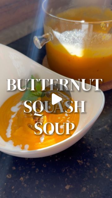 Rebeca Huffman on Instagram: "#throwbackthursday to shorter hair and a #fallfavorite #soup 

Butternut squash Soup

Ingredients: 
For Roasting at 425 degrees for 25 to 30 minutes
-1 large butternut squash (halved, with the guts and seeds removed; then scored)
-2 shallots, peeled
-Whole head of garlic, sliced horizontally towards the edge so the cloves are exposed but still whole and nestled inside the skin
-Sprigs of Thyme
-1 large carrot, peeled
-If you want some spicy kick, use chili oil or use my favorite Crunchy Onion and Garlic Chili Oil from @traderjoes 
-2 tsp of Adobo
-Generous liberal coating of oil, avocado or olive works well
-Salt and pepper to taste

For pureeing with an immersion blender or in a regular blender (if you like the texture thinner than in the video feel free to u Soup Butternut Squash, Low Calorie Soup Recipe, Garlic Chili Oil, Bell Pepper Soup, Butternut Soup, Hearty Vegetable Soup, Low Calorie Soup, Soup Ingredients, Butternut Squash Recipes