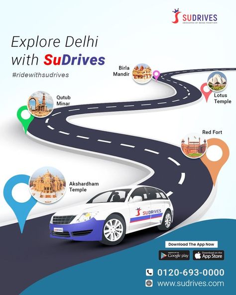 sudrives cab service, Cab booking service, cab service, online cab booking service, book cab online, affordable cab online, airport cab service, cab service airport, taxi booking, online taxi booking, book taxi online, outstation taxi booking, outstation cab booking, outstation cab online, outstation cab provider, outstation online taxi provider, taxi in delhi, cab in delhi Cab Service Creative Ads, Car Service Ads Creative, Travel And Tours Logo, Luxury Advertising, Graphic Design Posters Layout, Car Advertising Design, Mailer Design, Travel Creative, Travel Poster Design