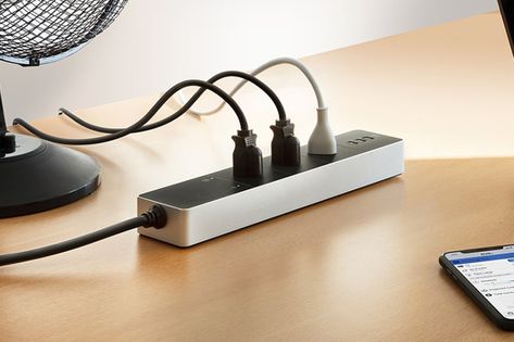 A Siri-enabled power strip to control and save the energy flow at home! | Yanko Design Funny Sayings And Quotes, Hilarious Text Messages, Sayings And Quotes, Must Buy, Apple Homekit, Save Power, Wireless Charging Pad, Home Tech, Laugh Out Loud