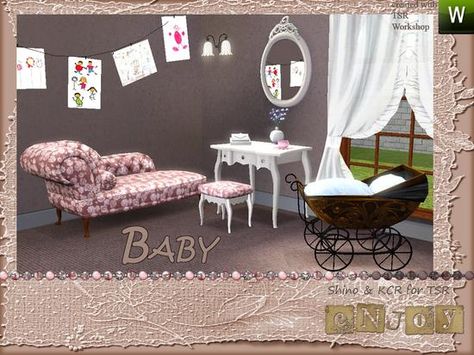 3 Kids Bedroom, Sims Rooms, Sims 4 Controls, Sims 3 Mods, Sims Baby, Princess Bedroom, Adorable Nursery, Nursery Lamp, The Sims 3