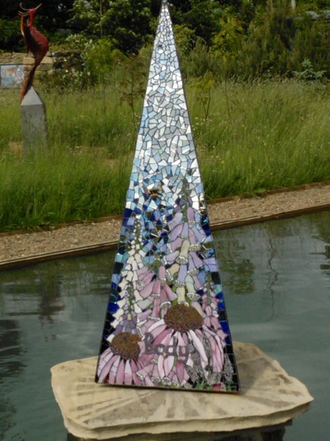 Mosaic Water Feature, Mosaic Columns, Granite Ideas, Mosaic Art Ideas, Mosaics Ideas, Garden Mosaics, Prayer Garden, Mosaic Tile Designs, Mosaic Inspiration