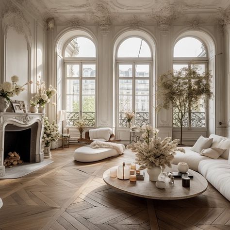 @aminamuaddi | Instagram Persian Apartment, Taylor Morrison Design Center, Modern Baroque Interior, Elegant Minimalist Home, Parisian Interior, Parisian Apartment, Room Deco, Style Deco, Ideas Living Room