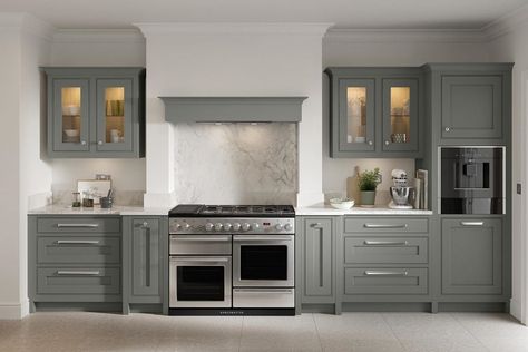 Second Nature Kitchens on Instagram: “With delicate Ovolo beading, our Clarendon range cleverly fuses a simple shaker style with a traditional framed design- perfect for an…” Nature Kitchen, Shaker Kitchen, Grey Kitchens, Kitchen Units, Kitchen In, Kitchens, Grey, Design, Nature