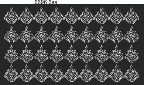 rhinestone border designs Hot Fix Design, Hot Fix Stone Design Border, Hot Fix Stone Design, Hijab Saree, Hijab Dupatta, Rhinestone Designs Pattern, Hotfix Rhinestone, Womens Pants Design, Color Drawing Art