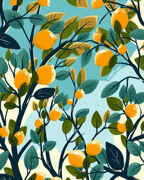 Lush and Leafy lemon tree for #sweetspring2024 art challenge 🍋 Can you believe that I took this photo of the lemon tree back in 2016, on my first trip to Italy? It feels so long ago, and yet the memory is one of my favorites. 💐 The Sweet Spring Challenge hosts: @clarelewisillustration @heyalissandra @winkandwonder @roymeister #digitalartist #patterndesigner #illustration #cozyart #pattern #artofinstagram #artwork #art #digitalart #artistoninstagram #illustrationartists #patterndesign #art... Spring Challenge, Trip To Italy, Night Night, Tree Illustration, Lemon Tree, I Am The One, Illustration Artists, Art Challenge, My Favorites