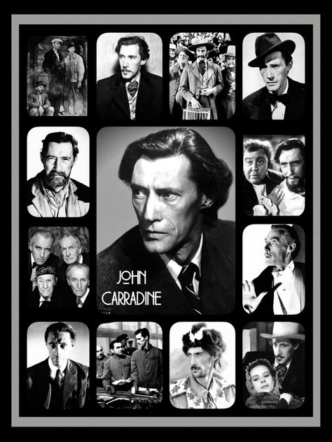 John Carradine | created by Diane Yoder | 2022 John Carradine, Vintage Movie Stars, Classic Film Stars, Actors Male, Sports Celebrities, Classic Movie Stars, Hollywood Actors, Classic Horror Movies, Horror Icons