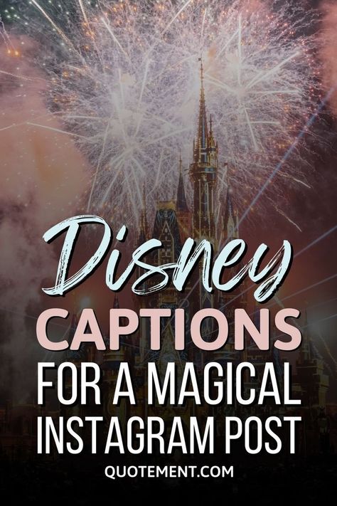 To help you pick the perfect captions for your Disney pics, I’ve prepared a list of the best Disney captions anywhere on the web! Disney Magical Quotes, Walt Disney World Quotes, Disneyworld Captions Instagram, Disney Couple Captions, Disney Trip Quotes, Disney Quotes Family, Going To Disney Quotes, Disney Post Captions, Captions For Disney Pictures