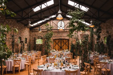 Barn Cafe, Greenhouse Venue, Barn Wedding Ideas, Events Place, Retreat House, Reception Hall, Industrial Wedding, Rustic Design, Event Venues