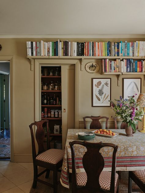 Block House, 1930s House, Paint And Paper Library, Deco Rose, Farrow And Ball Paint, Farrow And Ball, Brown Furniture, London House, Dining Nook