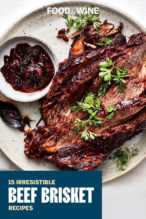 Sweet Brisket Recipes, Italian Brisket Recipes, Korean Beef Brisket, Brisket For Christmas Dinner, Brisket In Oven Recipes, Christmas Dinner Brisket, Braised Brisket Recipes, Brisket Christmas Dinner, Braised Beef Brisket Recipes