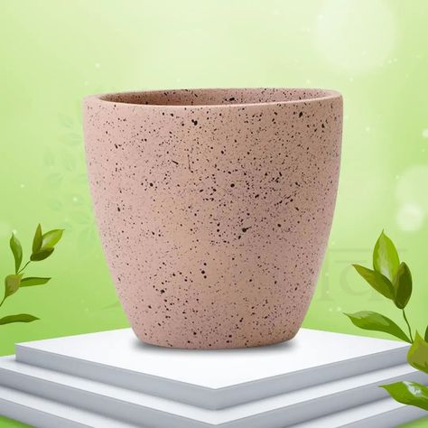 Marble Terrazzo Terracotta Pot with Matte Finish from Mera Baghicha. This 4x4.5 inch handmade pot features a unique marble terrazzo pattern, perfect for adding a touch of luxury to any decor. Product Details Height: 12 cm Length: 12 cm Color : Rose Gold Matt Weight: 540 gm Package contains: 1 pot Note: Images are for reference purposes only. Actual product may vary in shape or appearance based on factors such as climate, age, height, etc. While we strive to provide accurate representations of... Unique Marble, Handmade Pot, Terracotta Pot, Terracotta Pots, Marble, Rose Gold, Gold, Pattern, Quick Saves