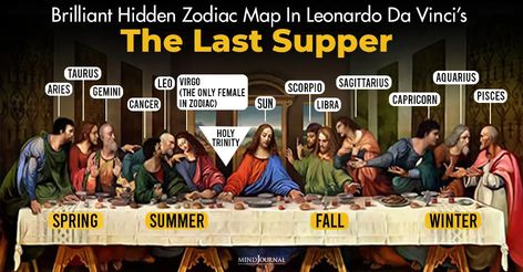 Brilliant Hidden Zodiac Map In Leonardo Da Vinci’s “The Last Supper” Da Vinci Last Supper, Virgo And Sagittarius, Energy Pyramid, Pisces And Capricorn, Taurus And Aquarius, Revelation 12, Leo And Scorpio, Aries And Gemini, Leo And Sagittarius