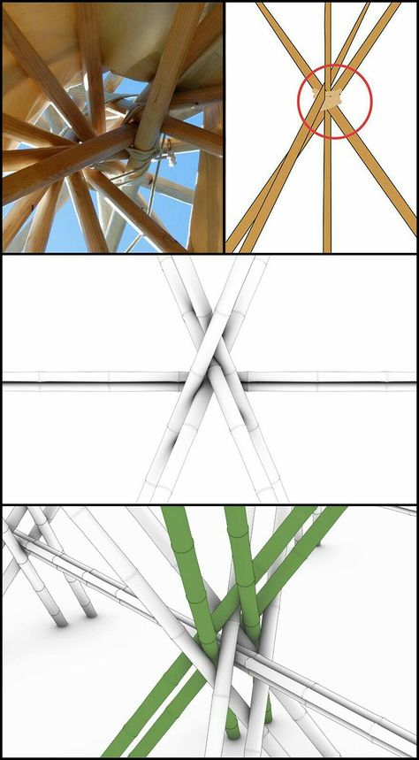 Structural System, Bamboo Building, Bamboo Structure, Bamboo Architecture, Bamboo Construction, Tropical Architecture, Bamboo Art, Wood Architecture, Bamboo House